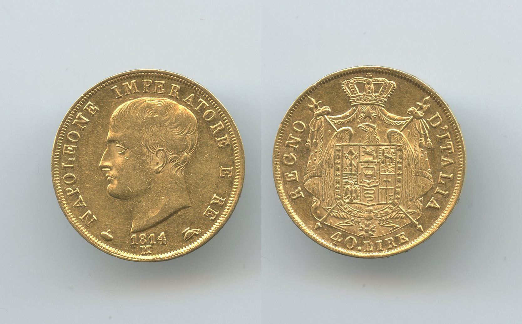 MILANO, Napoleone (1804-1814) 40 Lire 1814