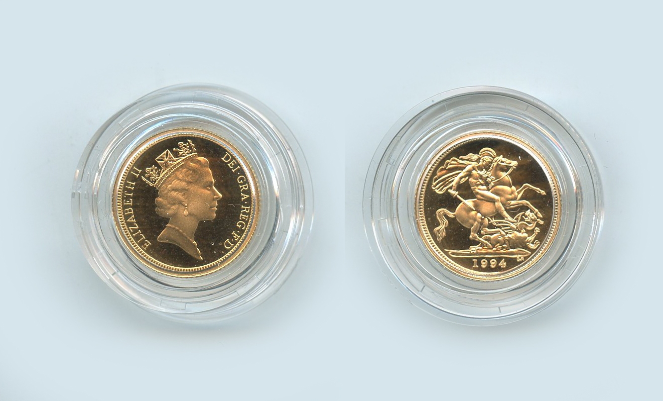 REGNO UNITO, Elizabeth II, Half Sovereign 1994