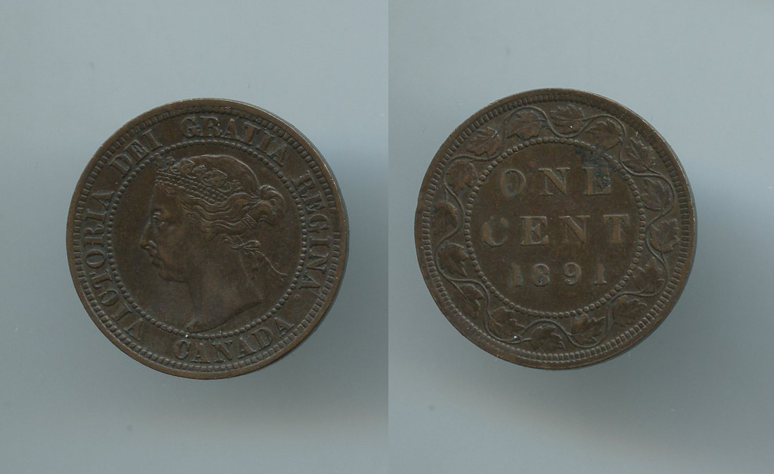 CANADA, Victoria (1837-1901) 1 Cent 1891