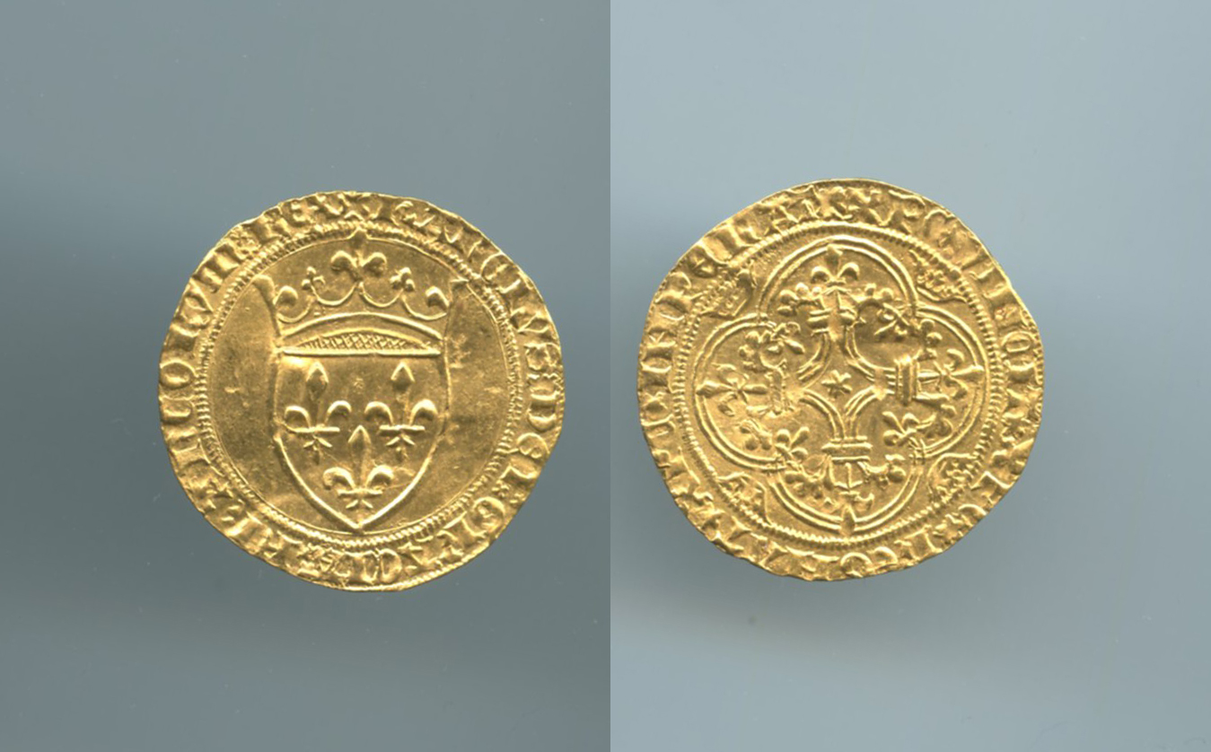 FRANCIA, Charles VI (1380-1422) Scudo d' oro alla corona