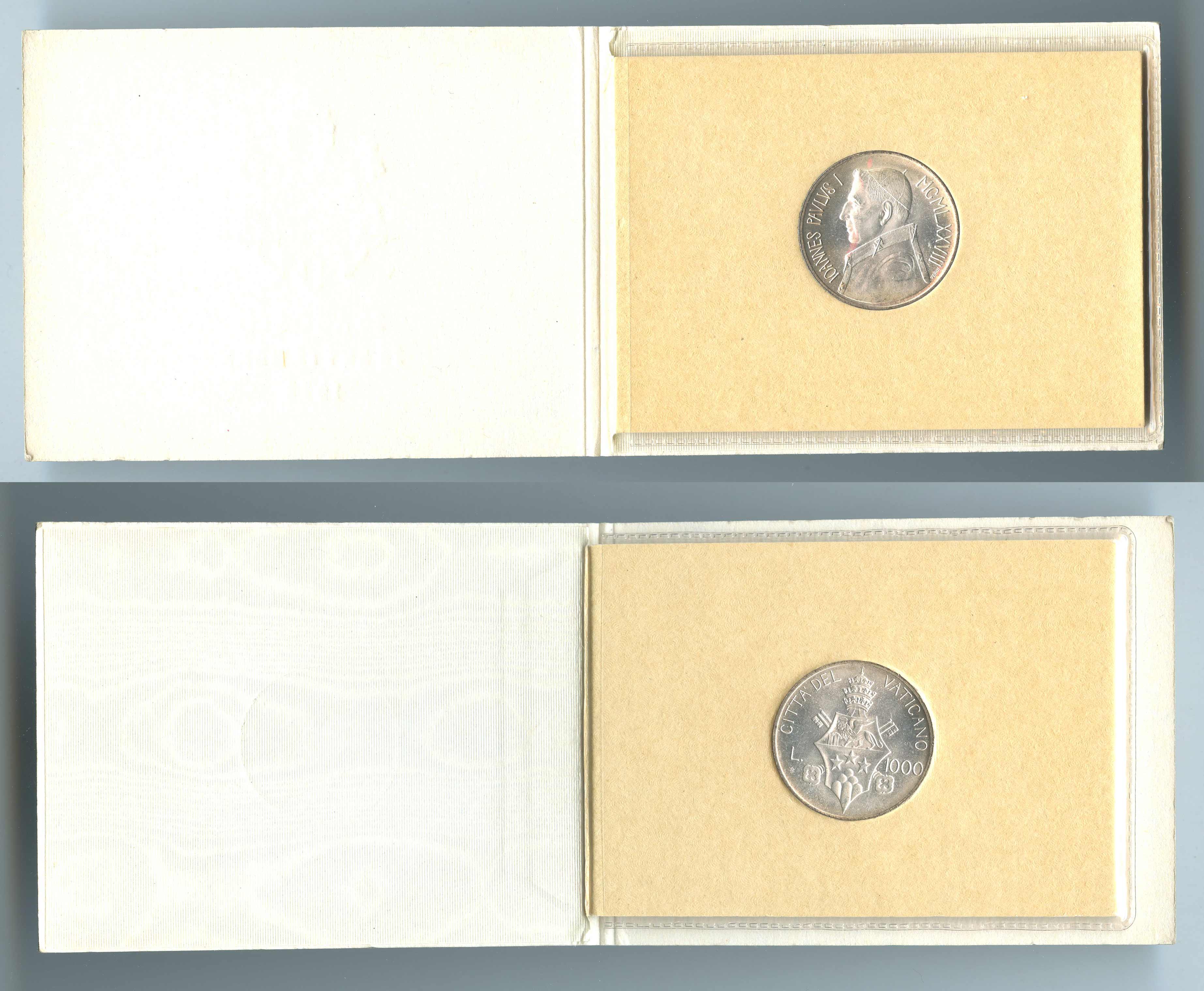 VATICANO, Giovanni Paolo I, 1000 Lire 1978