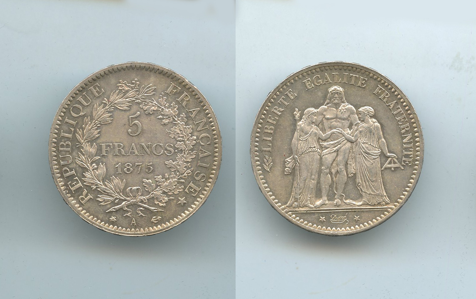 FRANCIA, Terza Repubblica (1870-1940) 5 Franchi 1875 A