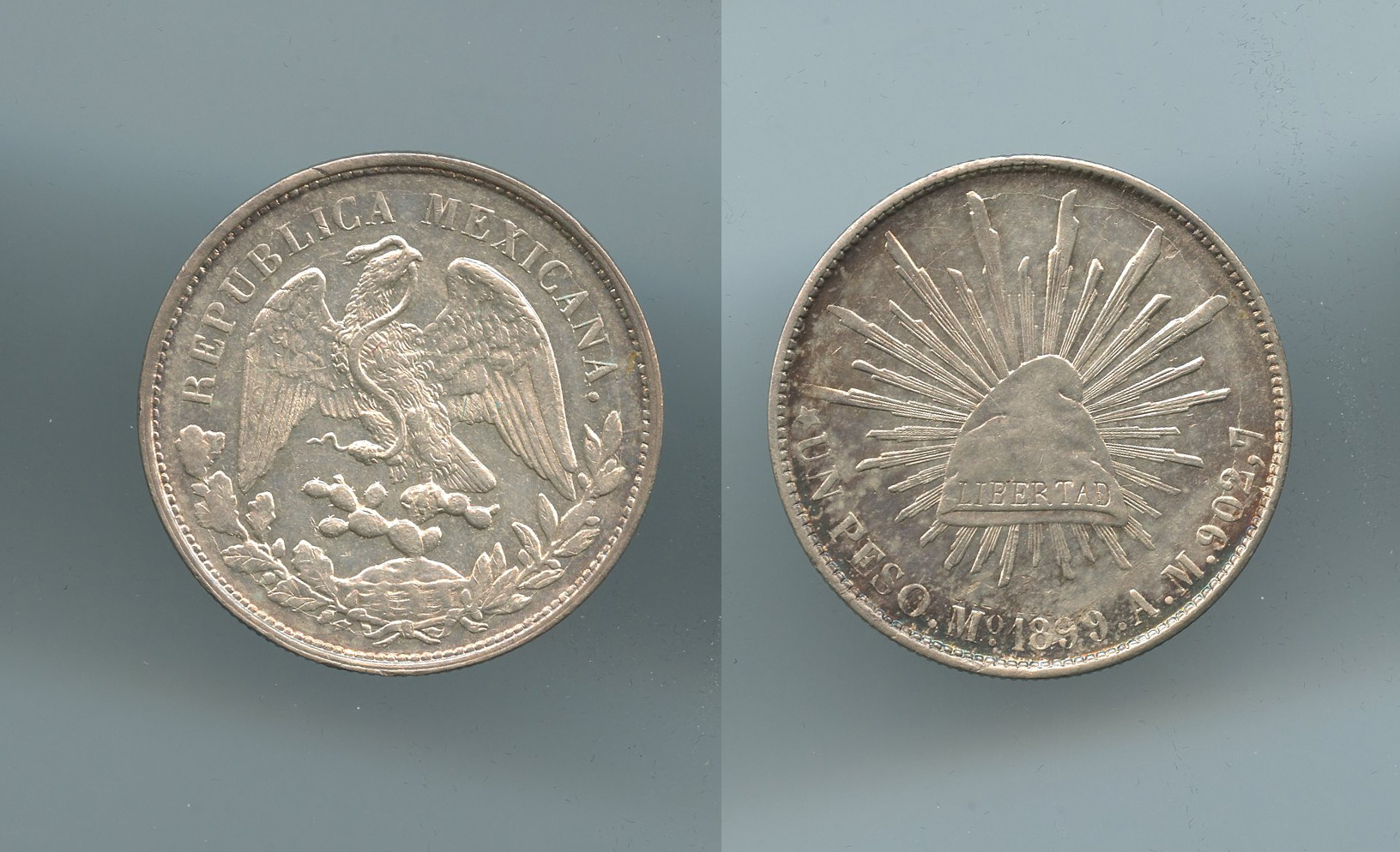 MESSICO, Repubblica, Peso 1899 Go RS