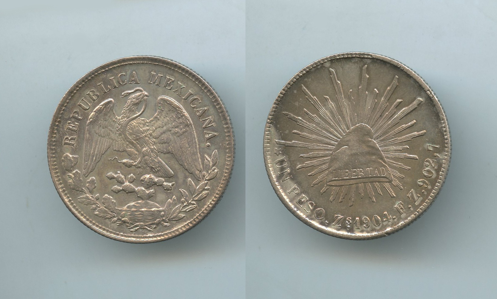 MESSICO, Repubblica, Peso 1904 Zs FZ