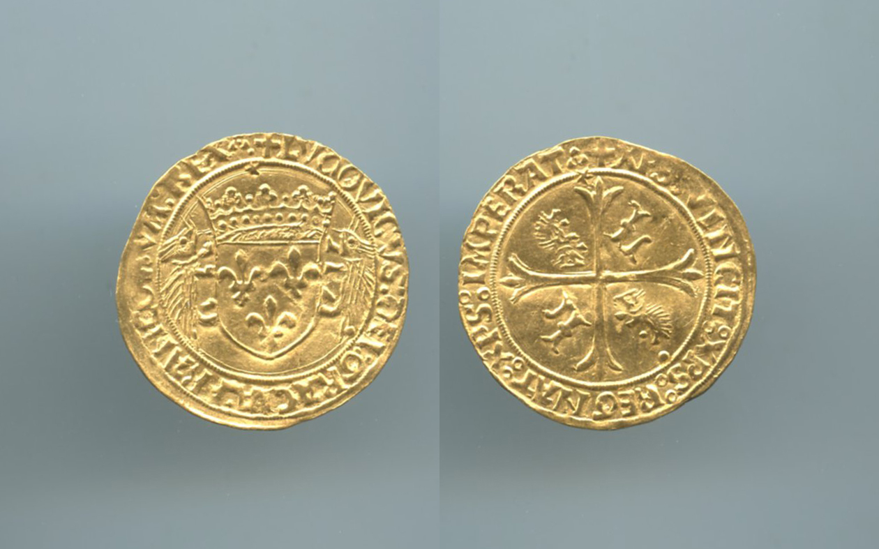 FRANCIA, Louis XII (1498-1514) Scudo d' oro al porcospino