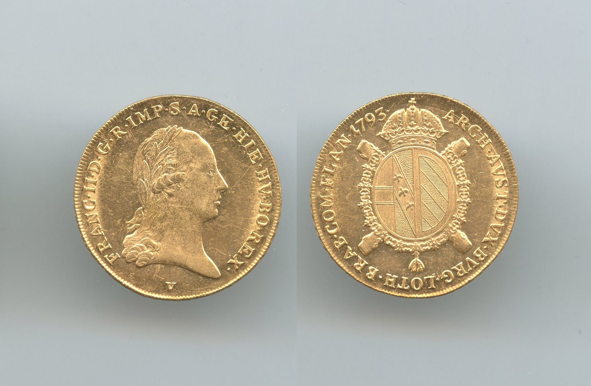 VENEZIA, Francesco I (1815-1835) Sovrano di Fiandra 1793 (1823) - Clicca l'immagine per chiudere
