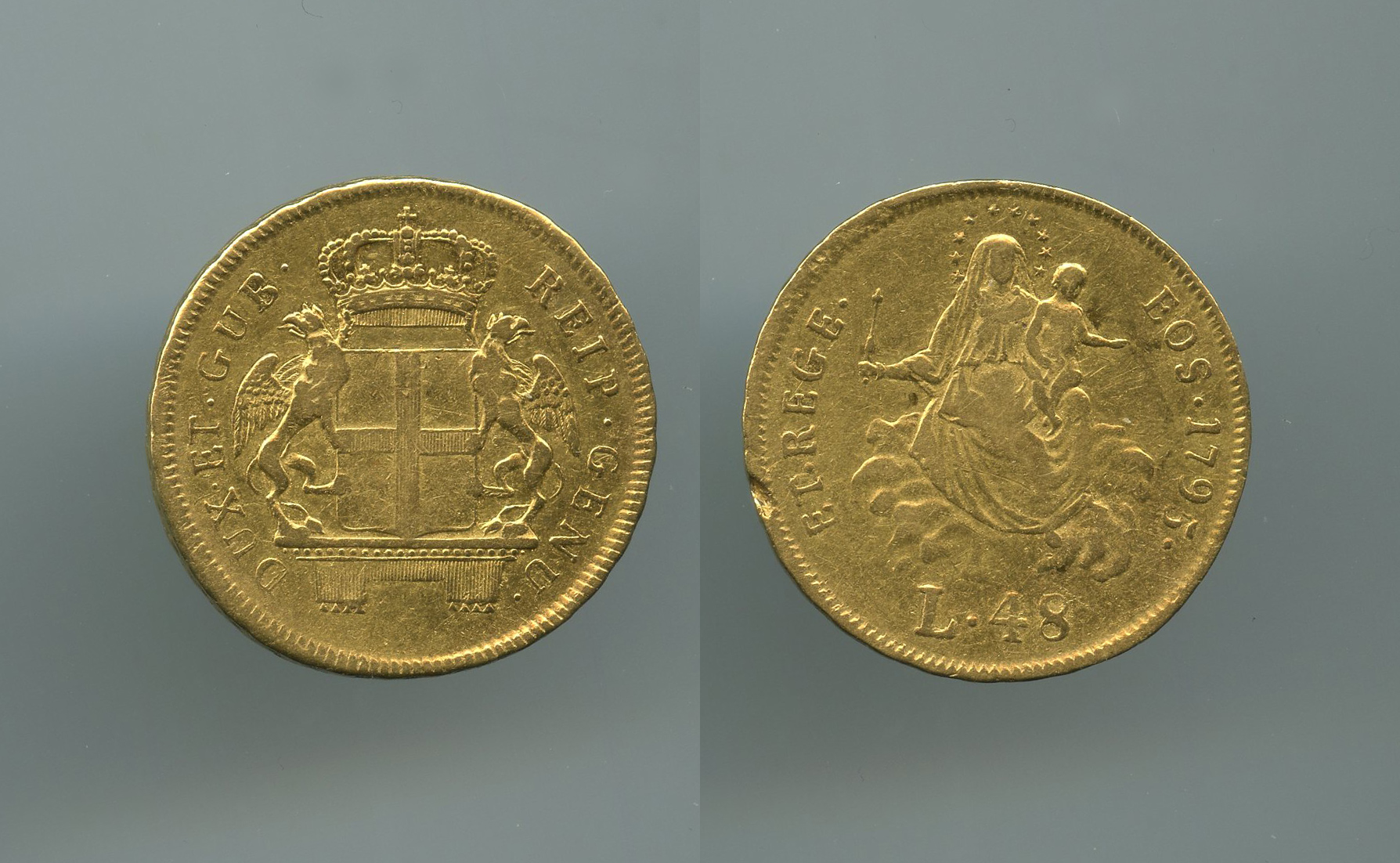 GENOVA, Dogi Biennali (1528-1797) 48 Lire 1795