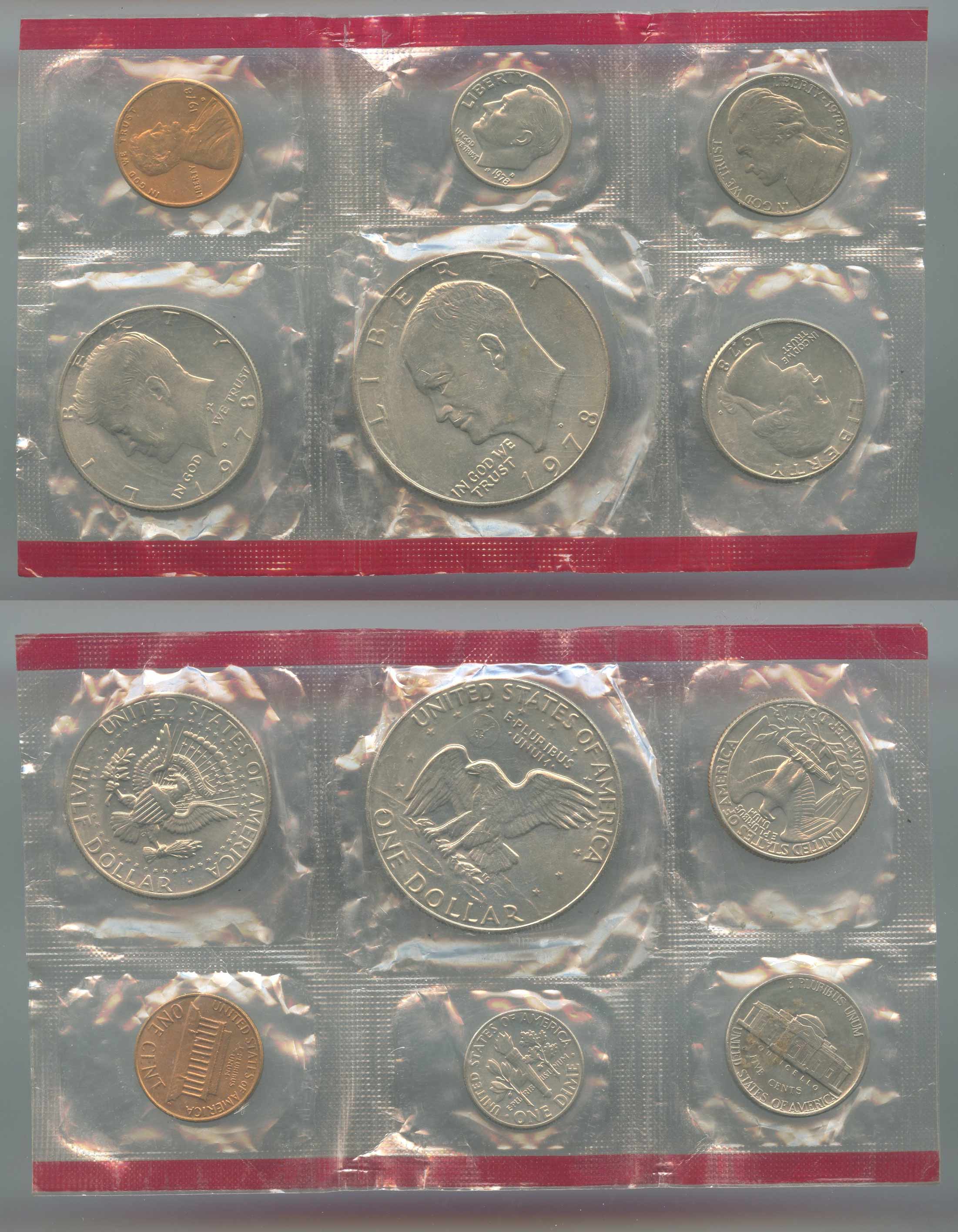 USA, Uncirculated coin set 1978 Philadelphia