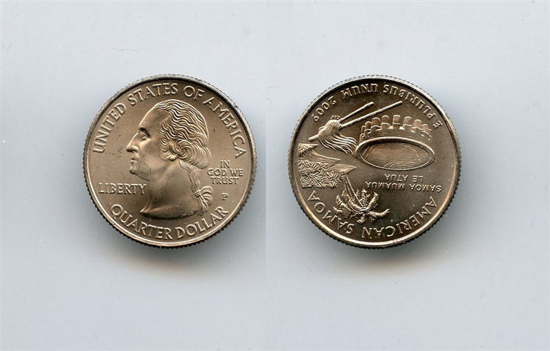 USA, Quarter Dollar 2009 D Samoa