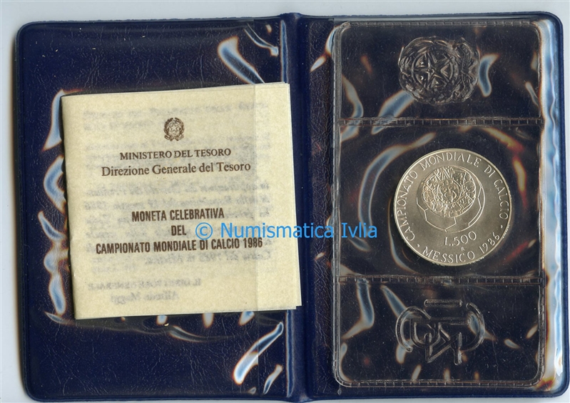 500 Lire 1986 Messico '86
