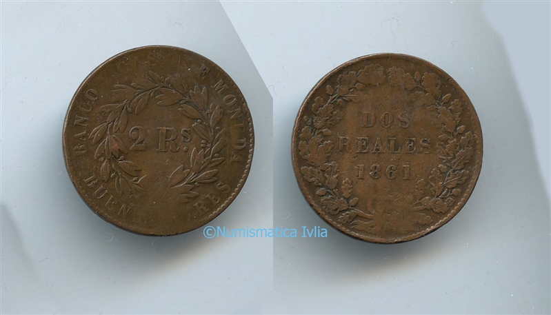 ARGENTINA, Buenos Aires, 2 Reales 1861