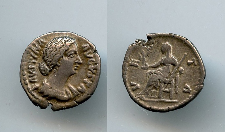 FAUSTINA figlia (161-175 d.C.) Denario