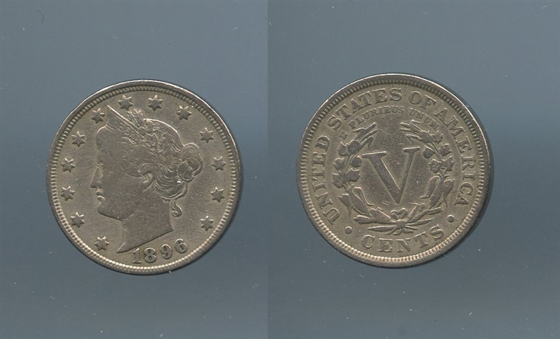 USA, 5 Cents 1896 "Liberty"