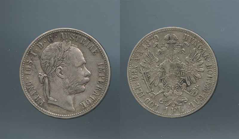 AUSTRIA, Franz Joseph (1848-1916) Gulden 1872