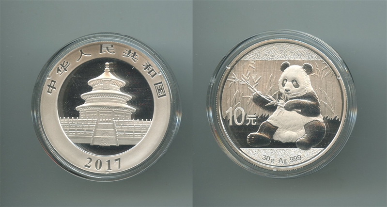 CINA, 10 Yuan 2017, Panda