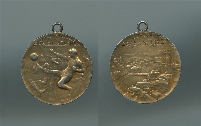Medaglia sportiva, Zurigo-Monaco 20/21 maggio 1922