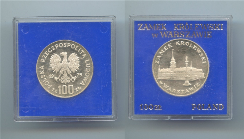 POLONIA, Repubblica Popolare, 100 Zlotych 1975