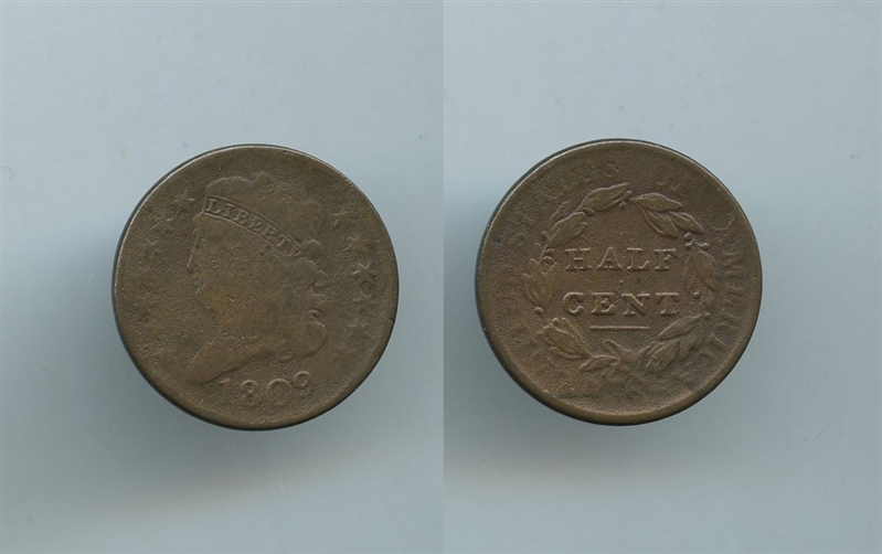 USA, Half Cent 1809
