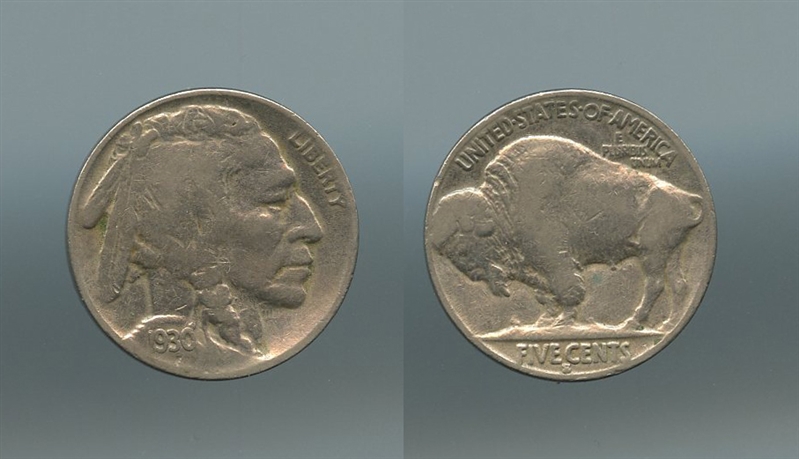USA, 5 Cents 1930 S Buffalo