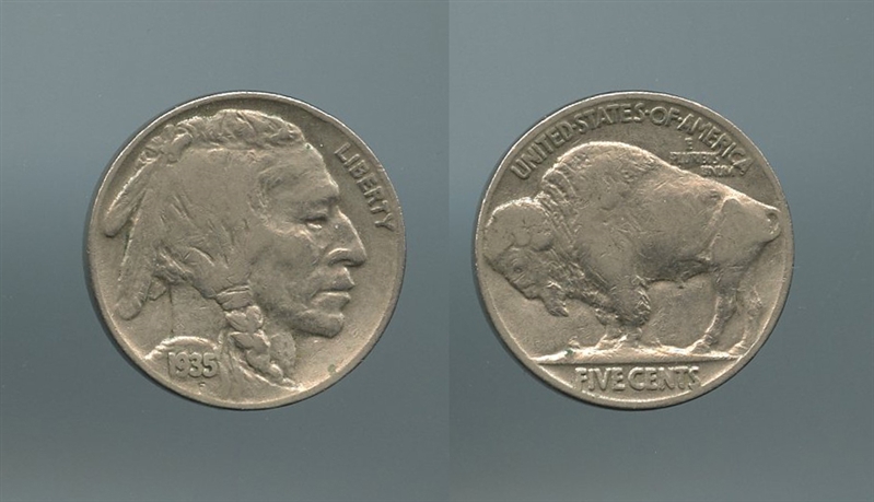 USA, 5 Cents 1935 Buffalo