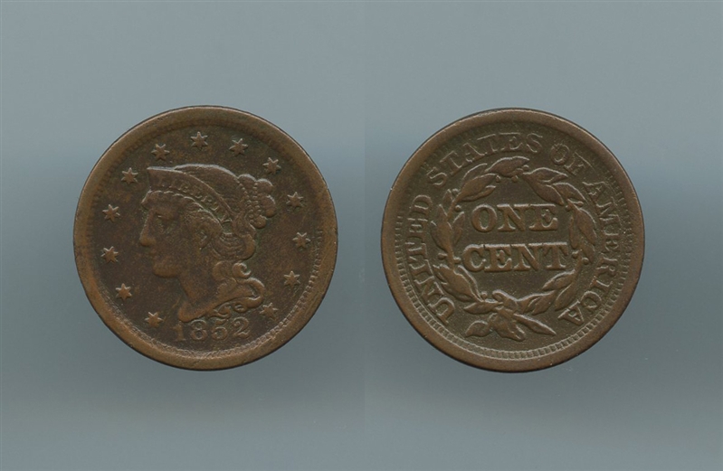 USA, One Cent 1852