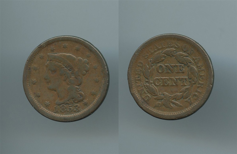 USA, One Cent 1853