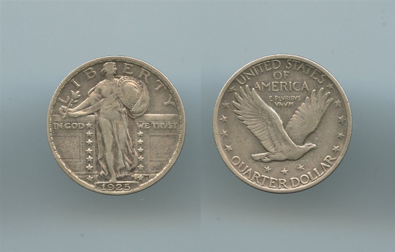 USA, Quarter Dollar 1925, Standing Liberty