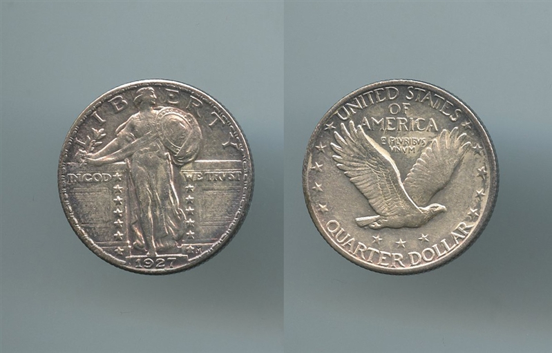 USA, Quarter Dollar 1927, Standing Liberty