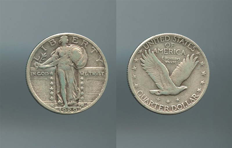 USA, Quarter Dollar 1929, Standing Liberty