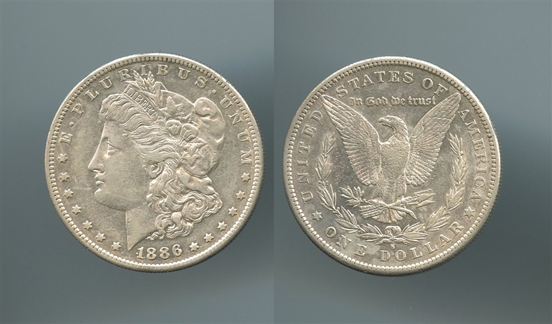 USA, Morgan Dollar 1886 S