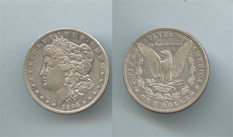 USA, Morgan Dollar 1896 S - Clicca l'immagine per chiudere