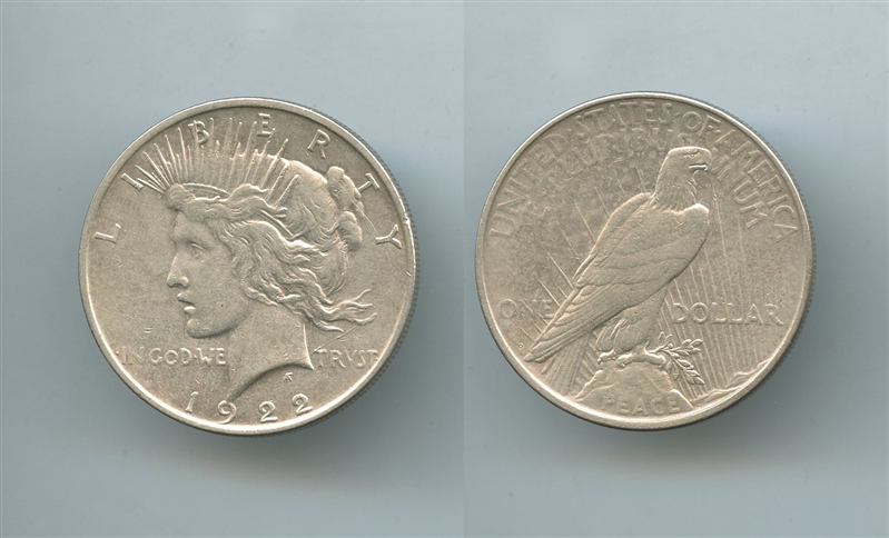 USA, Peace Dollar 1922 D
