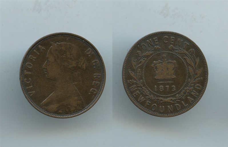 NEWFOUNDLAND, Victoria (1837-1901) 1 Cent 1873