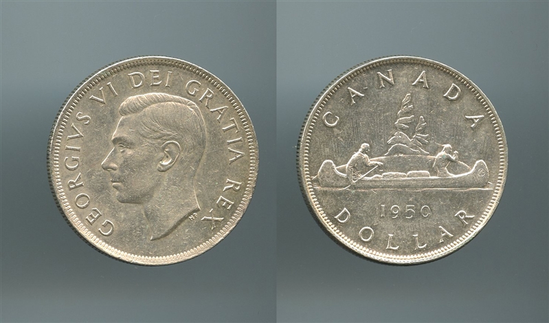 CANADA, George VI (1936-1952) Dollar 1950
