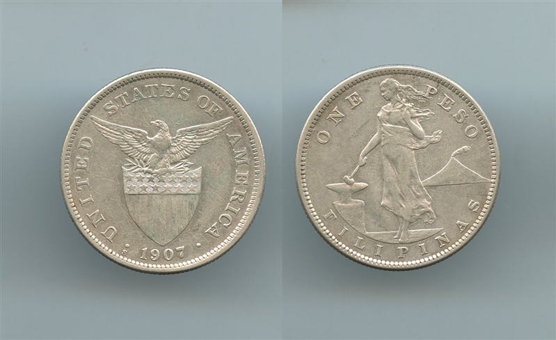 FILIPPINE, Amministrazione USA, Peso 1907 S
