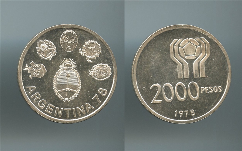 ARGENTINA, Repubblica, 2000 Pesos 1978