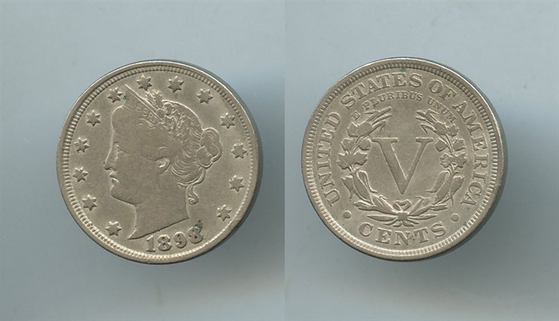 USA, 5 Cents 1898 Liberty Head