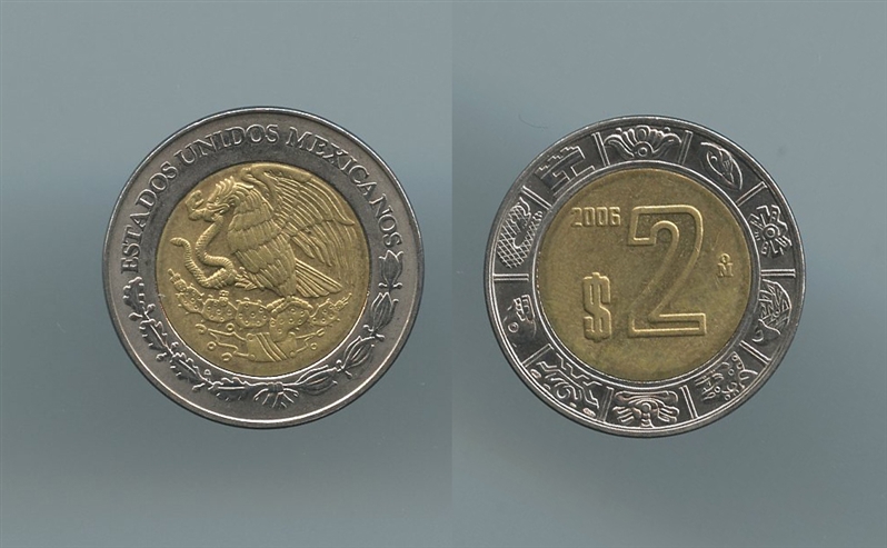 MESSICO, 2 Pesos 2006