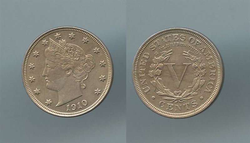 USA, 5 Cents 1910 Liberty Head