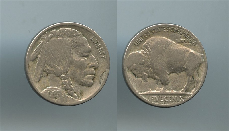 USA, 5 Cents 1923 S Buffalo