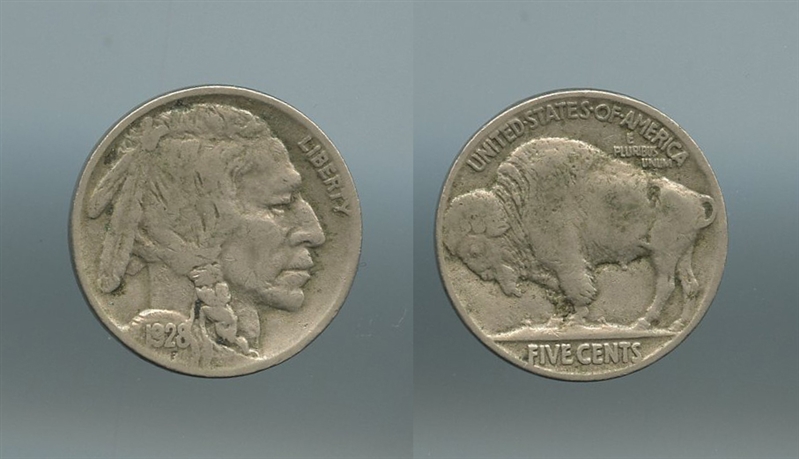 USA, 5 Cents 1928 Buffalo