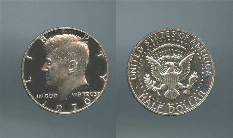 USA, Kennedy Half Dollar 1970 S