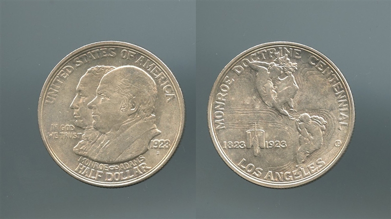 USA, Half Dollar o 50 Cents 1923 S "Monroe Doctrine Centennial"