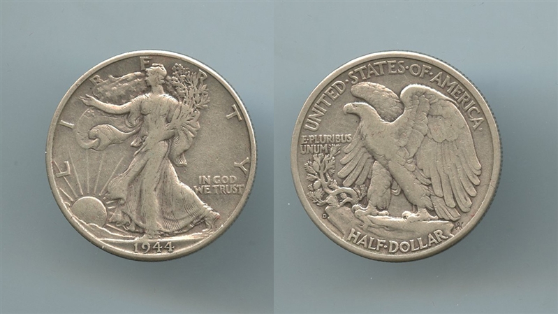 USA, Walking Liberty Half Dollar 1944 D