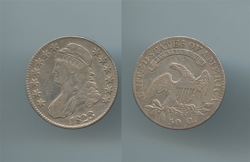 USA, Half Dollar o 50 Cents 1825 "Capped Bust"