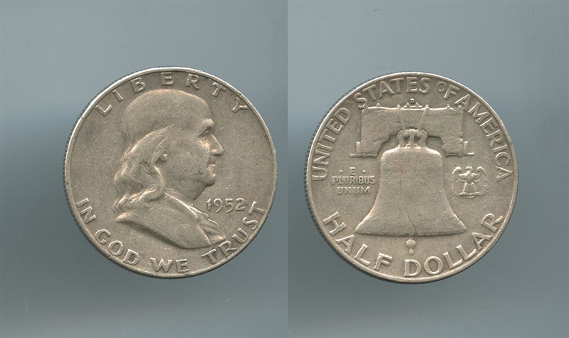USA, Franklin Half Dollar 1952 D