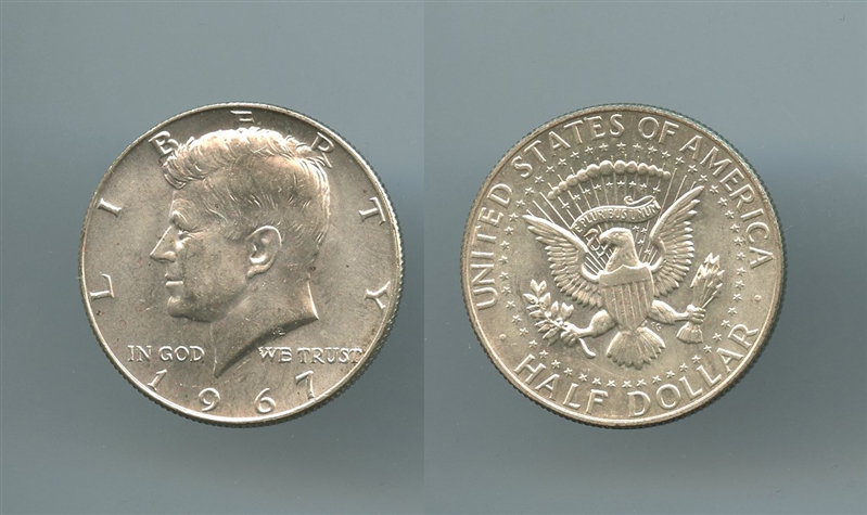 USA, Kennedy Half Dollar 1967