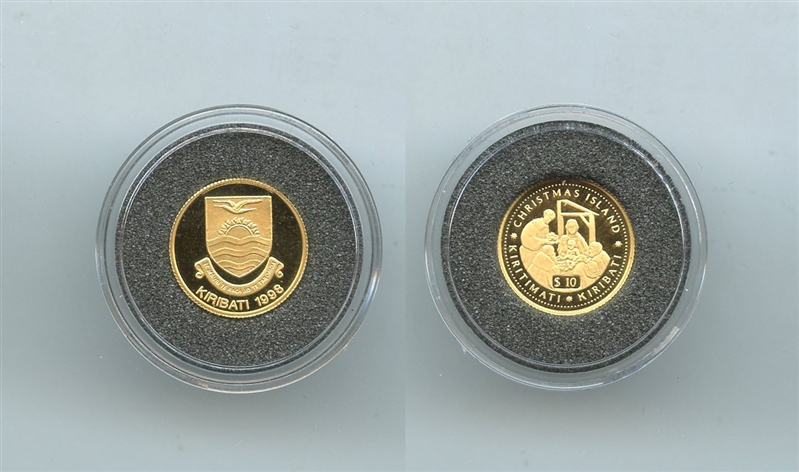 KIRIBATI, 10 Dollars 1998