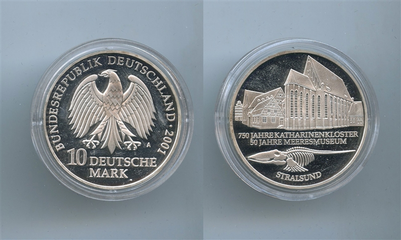 GERMANIA, 10 Mark 2001 A