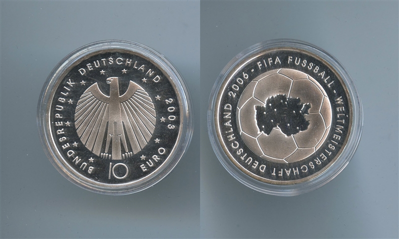 GERMANIA, 10 Euro 2003, "Fifa World Cup" - Clicca l'immagine per chiudere